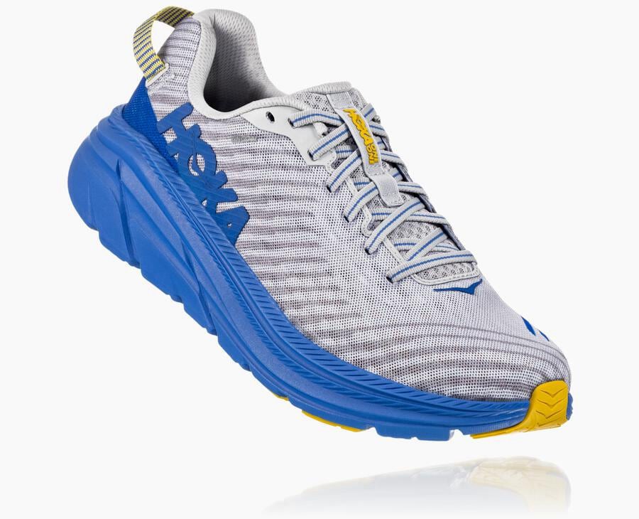 Hoka One One Koşu Ayakkabısı Erkek Gri/Mavi - Rincon - XT5268903